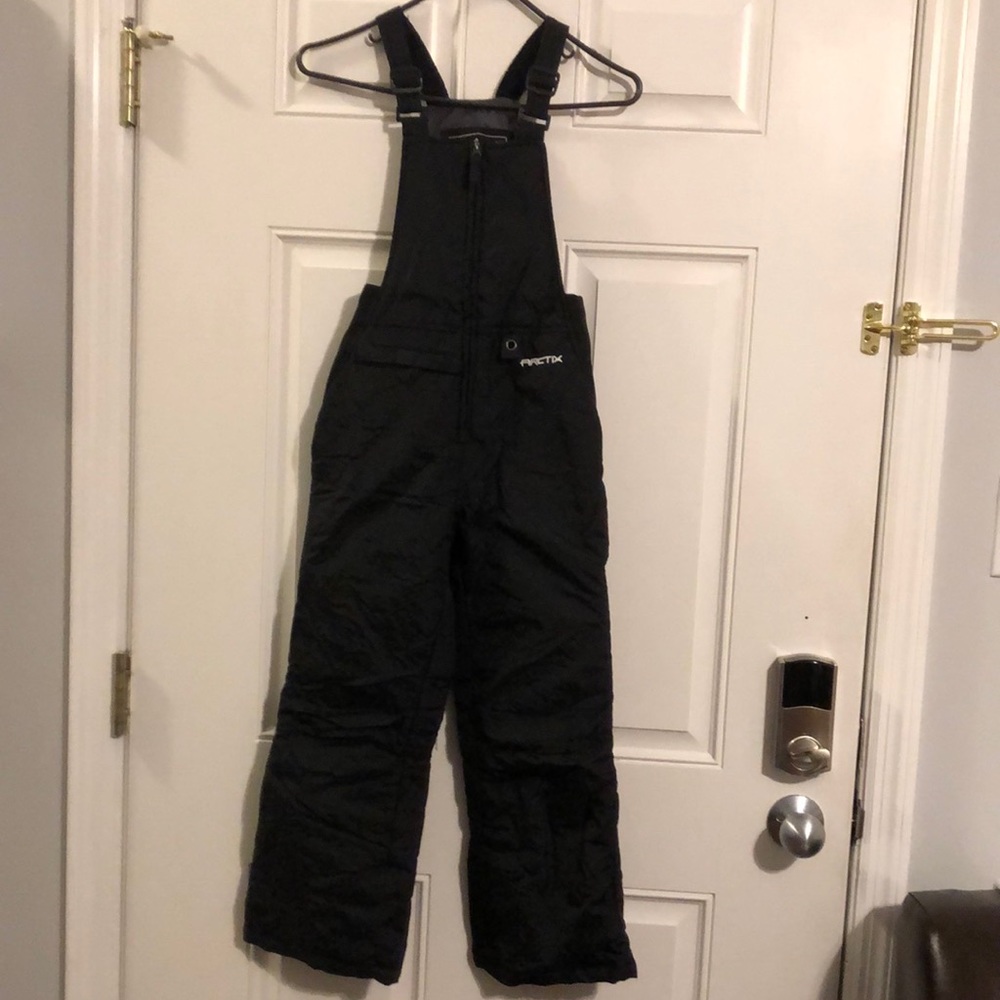 youth black Arctix  snow bibs